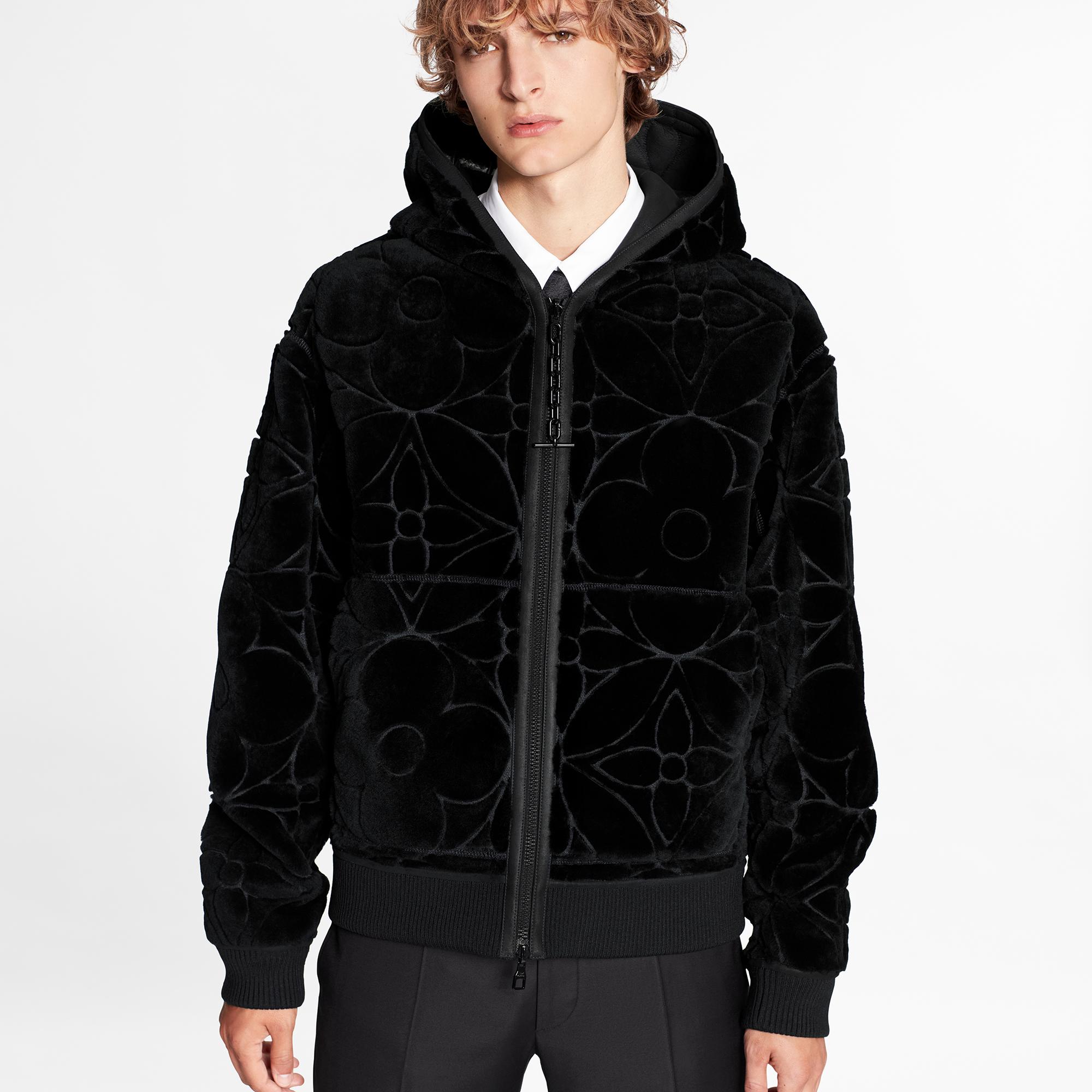 Louis vuitton flower monogram best sale embroidered sweatshirt